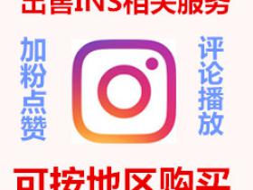 Instagram真人服务 买粉丝买赞 加粉涨follower 点赞like 刷ins浏览量评论等