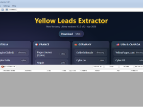 国外客户邮箱电话收集-Yellow Leads Extractor 最新版本 公司黄页信息导出