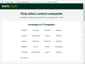 Europages Scraper 最新版 欧洲访问量最大的B2B网站数据搜刮工具 批量获取供应商电话邮箱等