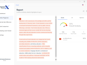 Plagiarism Checker X 文章相似度检查软件 排名第一的抄袭检查工具 论文查重