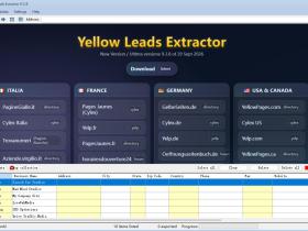国外客户邮箱电话收集-Yellow Leads Extractor 最新版本 公司黄页信息导出