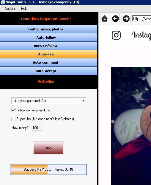 NinjaGram 2023最新版 Instagram营销推广软件 ins加粉点赞