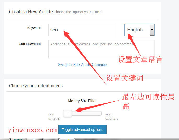 Articleforge 3.0 正版账号 高质量SEO文章内容自动生成 英文文章采集